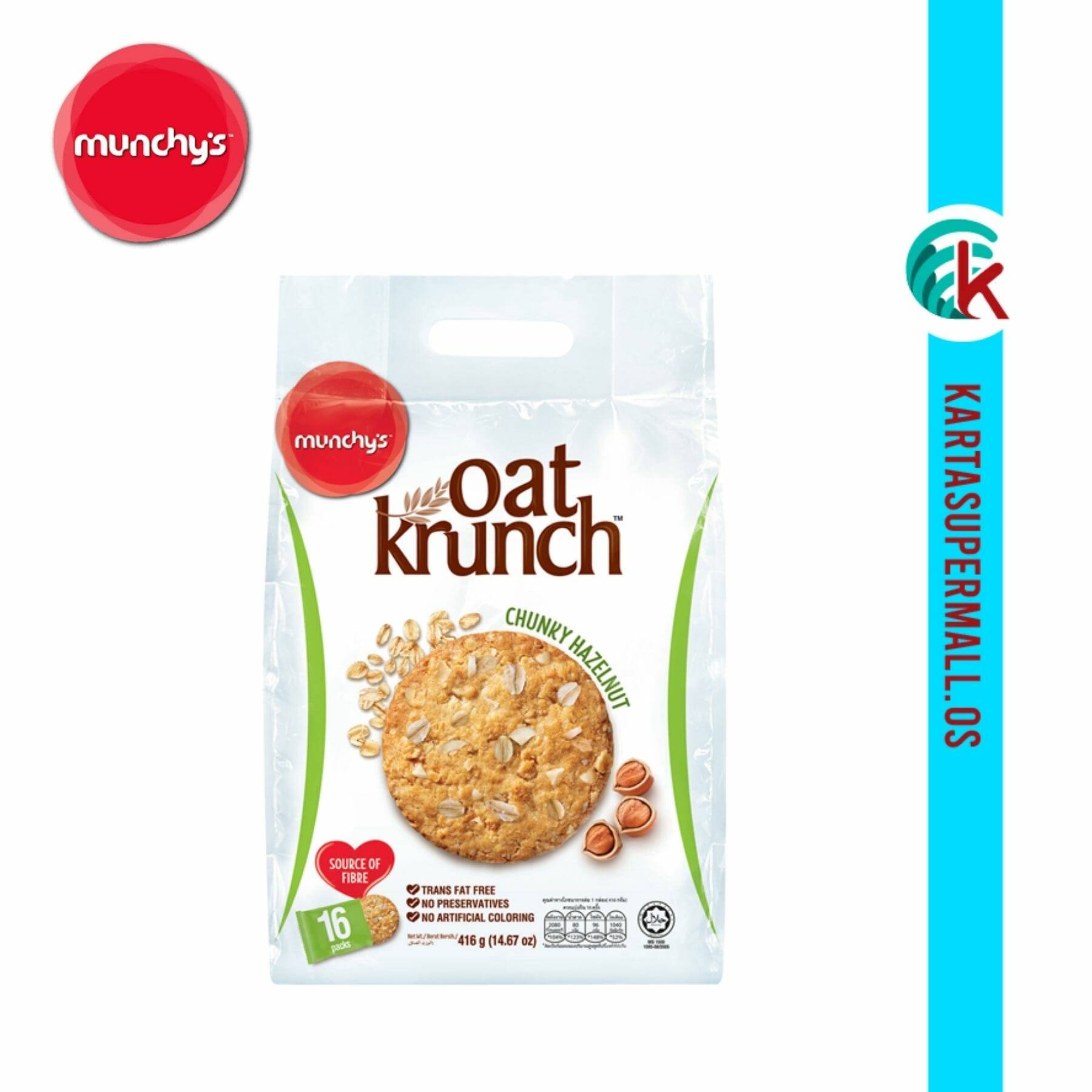 Oat Krunch Chunky Hazelnut 390g Karta Supermall